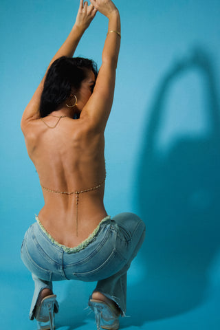 Extreme Low Rise Flare Jean